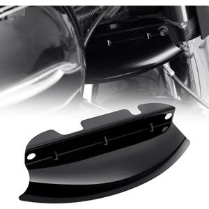 PBYMT Motorcycle Lower Triple Tree Wind Deflector Compatible with Harley Davidson Touring Street Glide Road Glide Electra Glide Road King FLH/T FLHX 2014-2023, Vivid Gloss Black