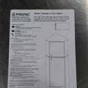 Prepac Elite 72" Tall Corner Cabinet Storage with 2 Doors, Wood Bathroom Storage with 3 Adjustable Shelves, Free Standing Corner Pantry Cabinet Suitable for Kitchen, Entryway, Bathroom, White