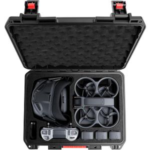 FPVtosky Hard Case for DJI Avata 2 Drone/Fly Smart Combo(for DJI Goggles N3, CASE ONLY), Waterproof Carrying Case for RC Motion 3, FPV Remote Controller 3 and Battery Accessories