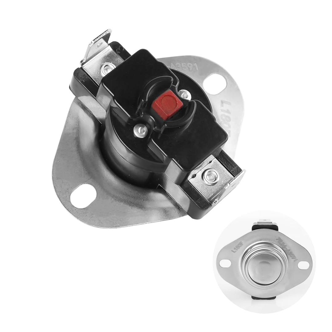 7624A3591 Furnace Limit Switch, Compatible with Coleman Furnace Replacement Limit Switch, for Coleman and York Furnace, Limit Switch for Furnace L180F