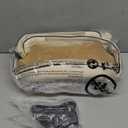 Nekteck Neck Massager for Pain Relief Deep Tissue, FSA Eligible Shiatsu Back Massager with Heating 3D Kneading Massage Pillow for Shoulder Leg Muscle, Office Home Car Use, HSA Eligible, Plug-in Use (Beige)