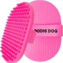 Bodhi Dog Shampoo Brush - Pet Grooming & Bath Supplies for Dogs and Cats - Bath Brush for Long & Short Hair - Premium Scrubber for Shower, Bathing & Massage (Two Pack, Pink)