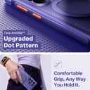 TORRAS Ostand Q3 Air for Samsung Galaxy S26 Ultra Case with 360 Magnetic Stand, Fit for MagSafe, Airbag Cushion, Mil-Grade Drop Tested, Shockproof Phone Case for S26 Ultra 6.9", Violet Surge
