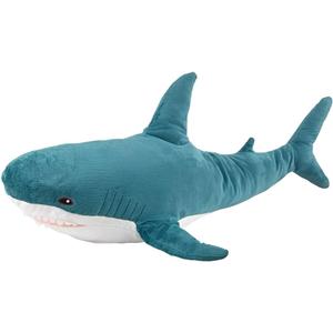 DongAi Plush Shark Toy Pillow, 31.4-inch Giant Shark Plush Animal Toy Super Soft and Cute Pillow Children’s Boys and Girls Room Decoration Bedtime Gift (80CM, Blue)