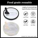 32 oz Tumbler Flip Straw Lid Replacement Fit for HydroJug Traveler,2 Pack Leak Proof Lid,Replacement Spill Proof Reusable Tumbler Cover Compatible with 32oz HydroJug Cup Accessories (Red)