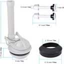 3-Inch Flush Valve Replacement Kit With Gasket and Bolts - Compatible With American Standard 738921-100.0070A Two-Piece Toilet