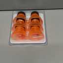 Reusable Soda Can Lids - 6-Pack Spill-Proof, Snap-On Covers for Freshness and Protection, Orange Can Toppers Set of 6