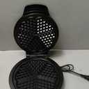 Mueller Heart 5 Waffle Maker, Waffle Iron, Adjustable Browning Control & Nonstick, Cool Touch Handle, Easy to Clean, Small Kitchen Appliances