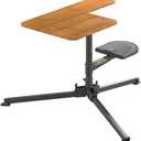Caldwell Stable Table BR Shooting Bench with 360 Rotation, Leveling Legs, All-Weather Seat for Shooting, Target Practice, Shooting Sports