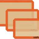 MMmat Silicone Baking Mat  Best German Silicone  Non Slip Silicone Baking Sheet, Non Stick Reusable Silicone Mats for Baking, Oven Liner, Counter Mat  2 MediumSheet Size