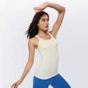 sphinx cat Yoga Racerback Tank Top for Women with Built in Bra,Women's Padded Sports Bra Fitness Workout Running Shirts (M)