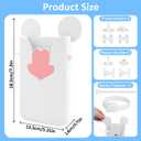 Silicone Phone Holder Compatible with Bogg Bag, Cute Ears Design Phone Case Holder Attachment for All Bogg Bags and Beach Bag Accessory, Bogg Bag Charms for Beach Totes, Bogg Bag Accessories, White
