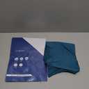 Cooling Side Sleeper Pillow Cases - Curved Rayon Derived from Bamboo Pillowcase Cover - Breathable Cool Silky Soft Pillowcase for Hot Sleepers Hair and Skin, Queen Size 1 Piece, 20 * 30 Inches Teal