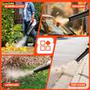 Litheli 20V Cordless Leaf Blower Battery Powered Leaf Blower, 2.0 Ah Battery Lightweight 2 Speed Axial Electric Blowers for Lawn Care, Patio, Snow, Dust, Blowing Leaves