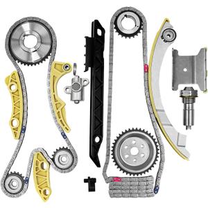 2.4 Ecotec Timing Chain Kit 12680750 for 2010-2015 Chevy Equinox GMC Terrain Buick Verano Pontiac Saab Saturn 2.0 2.2 2.4L Replace # 9-4201S 9-4201SX