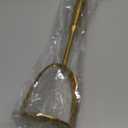 Golden Potato Masher Stainless Steel Heavy Duty Ergonomic Handle for Mashed Potatoes Avocado Ground Beef & Beans Dishwasher Safe Kitchen Tool(Sharp Tail Style)