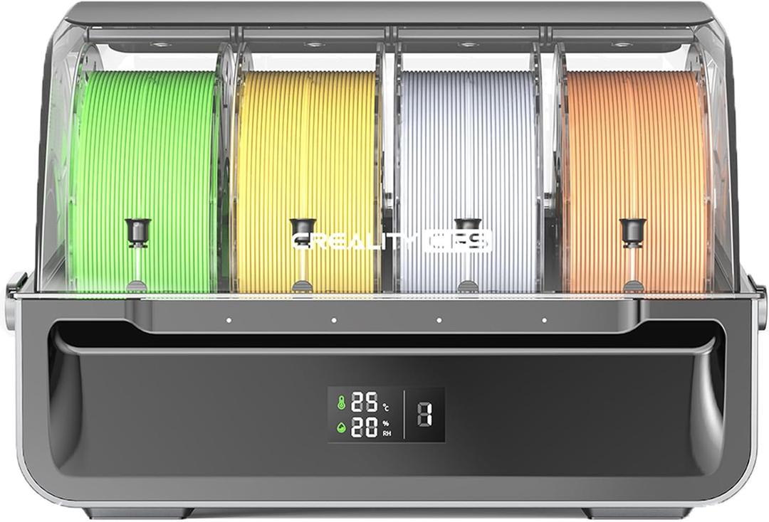 Creality CFS Multi Color 3D Printer Automatically Filament System, Anti-Moisture Filament Storage, Supports 4 Parallel Devices for 16 Color Printing, Compatible with Creality K2 Plus 3D Printer