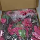 Bougainvillea Artificial Wreaths for Front Door Spring Summer Faux Silk Bougainvillea Wreath Fake Bougainvillea Flowers for Porch Wedding Home Wall Festival Indoor Outside Decor (Hot Pink)