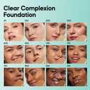 Almay Clear Complexion Foundation, Oil-Free Face Makeup for Acne-Prone Skin, Buildable Coverage, Soft-Matte Finish, Vegan, 400, 1 fl oz