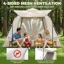 Oryxearth Pop Up Tent for Camping, Instant Setup Outdoor Shelter
210D Oxford Fabric, UPF50+ Sun Protection, 4000mm Waterproof, Spacious 1-2 Person Design, Beach & Outdoor Use