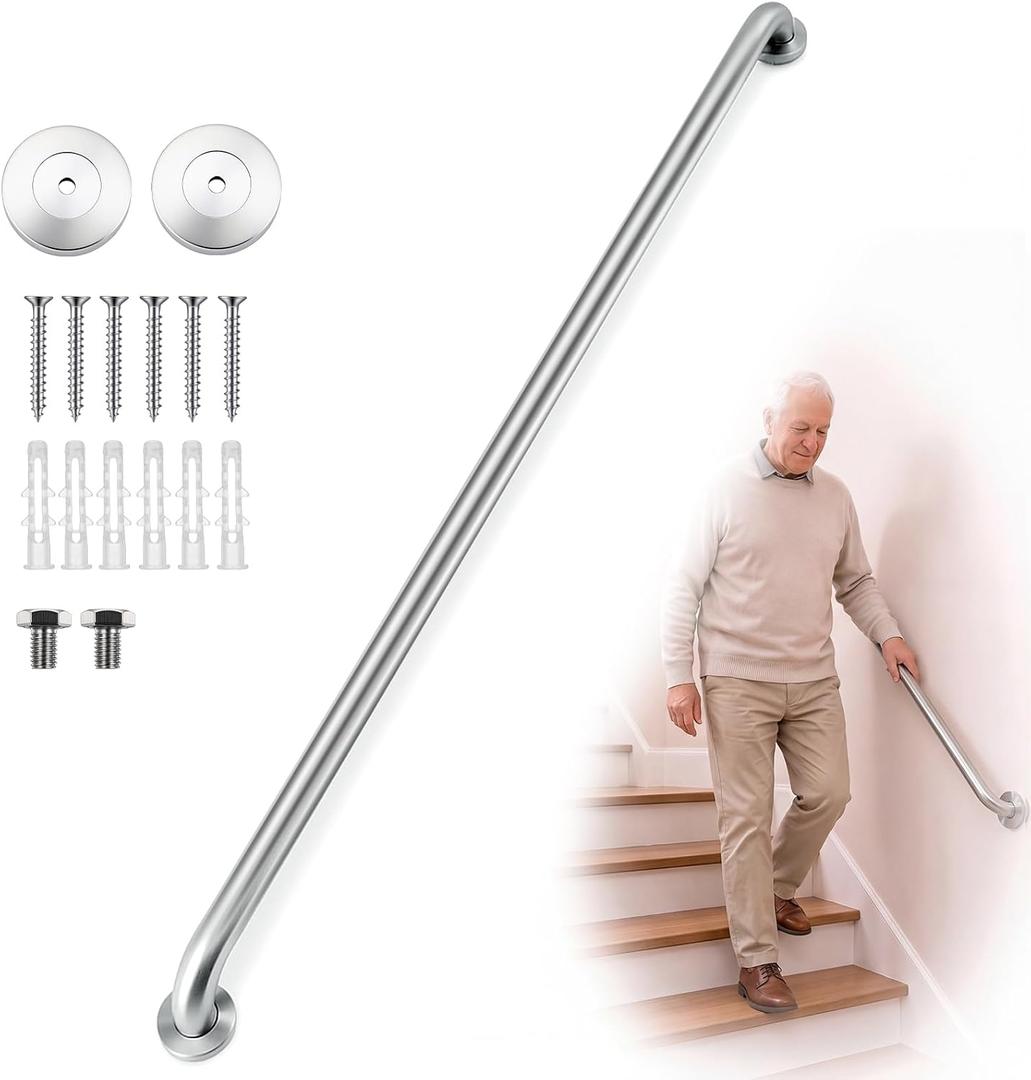 Zonon 57" Grab Bar for Shower Stainless Steel Extra Long Safety Handrail