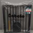 Babelio Auto Close Baby Gate with Cat Door,29-43" Metal Gate for Doorway,Stairs, House,Easy Walk Thru with Pet Door,Includes 4 Wall Cups and 3 Extension Pieces,Black