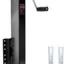 8000lbs Heavy Duty Trailer Jack, 30" Lift Swivel Bolt-on Trailer Jack with Adjustable Drop Leg for RVs, Utility Trailers, and Yachts