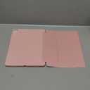 Soke Case for iPad Air 13 Inch (M3/M2) 2025/2024,iPad Pro 12.9 2022 2021(6th 5th Generation) - [Slim Trifold Stand + Auto Wake/Sleep],Protective Hard PC Back Cover (Pink)
