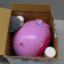 Bubble Machine, Automatic 360 Rotation & 75 Adjustment Bubbles Blower for Kids, Toddlers, Bubble Toys with LED Light - Gifts for Girls 1+ Year Old, Halloween, Outdoor, Birthday, Party (Pink+purple)