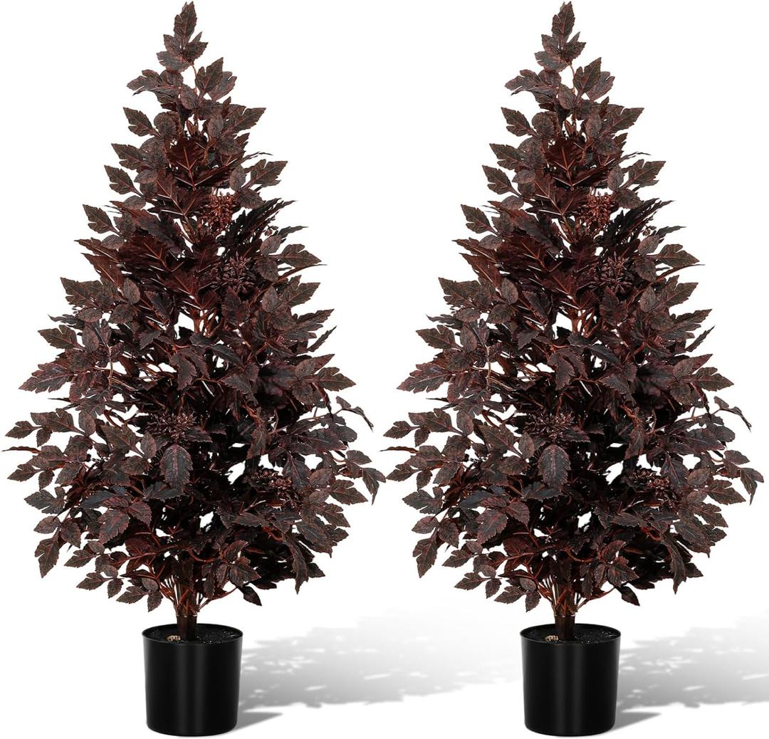 Giegxin 2 Pack 3ft Fall Plum Cimicifuga Tree Faux Fall Tree Artificial Cimicifuga Stems Seeded Plant Autumn Plant Decor for Halloween Thanksgiving Front Door Fireplace Mantel Outdoor Indoor Decor Giegxin 2 Pack 3ft Fall Plum Cimicifuga Tree Faux Fall Tree Artificial Cimicifuga Stems Seeded Plant Autumn Plant Decor for Halloween Thanksgiving Front Door Fireplace Mantel Outdoor Indoor Decor
