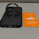 TORRAS 360 Rotatable Magnetic Ring for iPhone 16 Plus Case, Fit for MagSafe with Stand Ring Holder, 16FT Military Grade Shockproof Translucent Back Case for iPhone 16 Plus Phone Case Ostand, Black