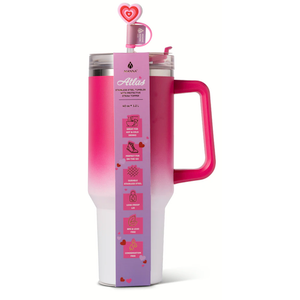 Manna Valentines™ Atlas Tumbler Stainless Steel - Pink Ombre  - 40 Oz 