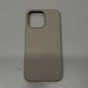 TineeOwl for iPhone 15 Pro Max Magnetic Case - Dune Series, Compatible with MagSafe, TPU, Minimalist, Slim/Thin, Grippy with Microfiber Lining, Rounded Action Button (Sand Stone, iPhone 15 Pro Max)