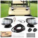 10L0L Golf Cart Light Deluxe Kit - Headlight & Taillight Set with Switch for Club Car DS Precedent EZGO TXT- Super Bright and Easy Installation