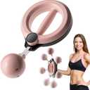 Arm Workout for Women and Men, 360 Hand-Crank Forearm Trainer, Shoulders and Arm Muscle Training Fitness Equipment, Chest Trainer and Forearm and Wrist Hand Exerciser, Home Workout Equipment (pink)