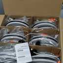 12 Pack Black 5/6 Inch LED Can Lights with Night Light, 5CCT Retrofit Recessed Lighting Selectable 2700K-6000K Dimmable, 12W=75W, 1200LM Downlight with Metal Smooth Trim-ETL and Energy Star (5CCT+NT-BK)