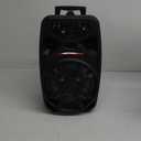 iLive Electronics Wireless Tailgate Party Speaker, LED Light Effects, Built-in Rechargeable Battery, Black (ISB380B)