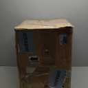Henn&Hart 25" Tall Table Lamp with Fabric Shade in Navy Blue/White