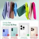 Cordking Designed for iPhone 16 Case Pro, Silicone Ultra Slim Shockproof Protective Phone Case with [Soft Anti-Scratch Microfiber Lining], 6.1 inch, Black