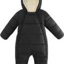 UNIFACO Baby Boy Clothes Snowsuit Infant Winter Coats 12-18 Months Toddler One Piece Romper Snow Wear for Outdoor Travel