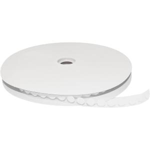 FindTape Hook Side Self Adhesive Dots 1200 Pcs  5/8 in Sticky Back Dots, Hook Side Only, Self Adhesive Backing Great for Arts and Crafts, Classrooms, and Home Office Use (White)