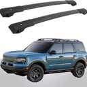 Cross Bar Roof Rack Fit for Ford Bronco Sport ON Road 2021-2023 Base & 2021-2026 Big Bend & 2021 Outer Banks & 2023 Heritage Edition & 2024-2026 Heritage& 2024 2025 Free Wheeling Crossbar Cargo Bar