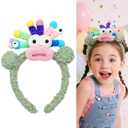 Silly Bear Headband for All Ages, Cute Crazy Hair Day Accessories for Girls, Wacky Hair Accessories for School Spirit Week, Carnival Gift for Teen Girls, 1 Piece
