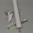 Wright Products Heavy-Duty Pneumatic Storm Door Closer  Durable, Adjustable, Quiet-Closing with Hold-Open Feature (Transitional, White) (One Size)