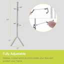 Delta Cycle Two Bike Gravity Pole Stand Garage, 2 Bike Storage Rack, No Drilling Required, Fully Adjustable Vertical Bike Rack for Any Style Bicycle, Leaning Wall Bike Rack Holds Up to 60 lbs