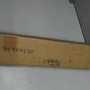 AURILOFT No Drill L-Shaped Vinyl Cordless Mini Blinds,White,29.5" Wx 48" H