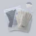 8x10 Inch Swimsuit Bags, 50 Pcs Poly Zipper Bags for ClothingPlastic Packaging Bags for Small Businesses or Travel Storage, Clear Apparel Bag for Underwear, sockstowel | No Vent Holes