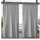 Curtain Panel Pair, 38" x 78", Cloud Grey