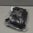 Hungdao 12 Pcs Christmas Stockings Mini Knitted Xmas Stockings Bulk 8.3 Inch Rustic Socks Double Sided Fireplace Hanging Vintage Socks for Family Christmas Decorations (Black)