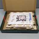 HIIMALEX Extra Large Bunny Castles Hideout Split Balcony for Indoor Bunnies Climbing Tower with Tunnel Sturdy House for Rabbits Ferrets Guinea Pigs Hamsters Ventilated Enrichment Toys Habitat